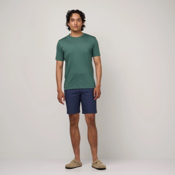 Wool and Prince Spruce Green Short Sleeve Tee - Picture 5 of 9